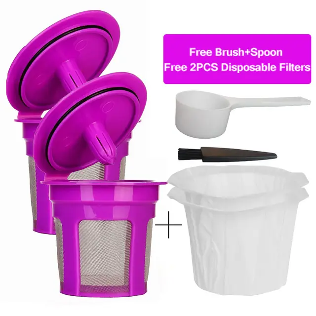 Best Offers 3pcspcs/pack Refillable Reusable Coffee Capsule For Keurig 1.0 & 2.0 Pod For Original Line K cup refillable Coffee Capsule