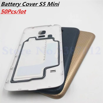 

50Pcs/lot For Samsung Galaxy S5 Mini Battery Door Housing Cover Case For Samsung G800 G800F Battery Cover Replacement