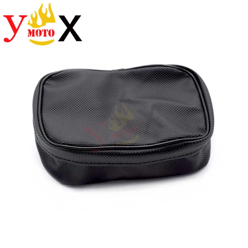 Off Road Motorcycle Tool Bag Tail Kit Storage PU Leather Waterproof For SUZUKI DR200SE DR350 DR600 DR650 DRZ400 DRZ PE RM DS TC