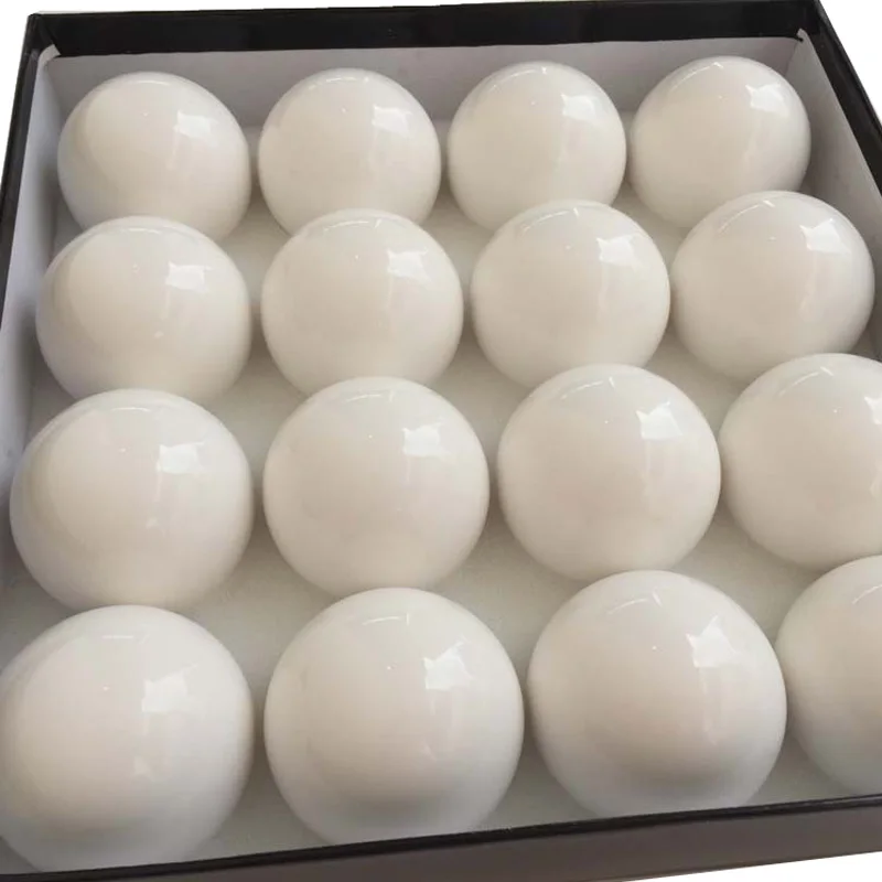 16pcs 57.2mm Resin Magnetic White Ball High quality Coin-operated Billiard Table 2 1/4 Milky White Billiards Pool Magnetic Balls