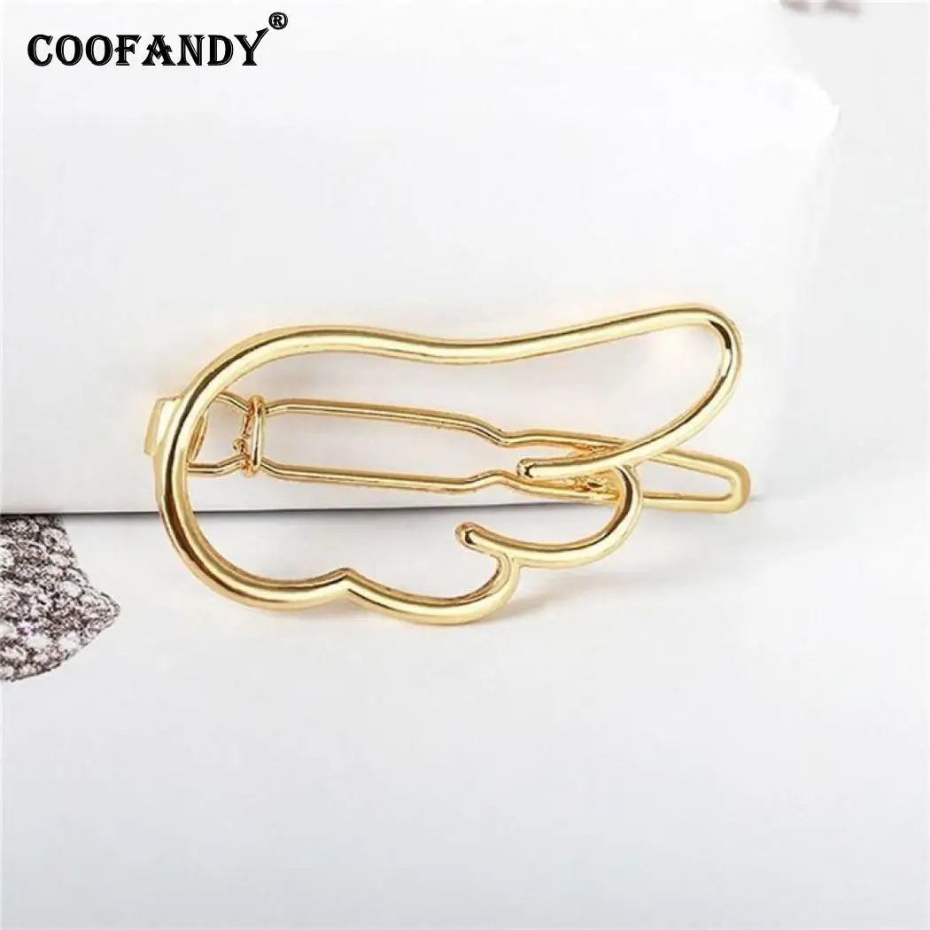 

Fawn Shape Heart Hair Silver Various Hairpin Key Women Clip Hollow Star Moon Fashion Wing Decoration Birds Hair Gold