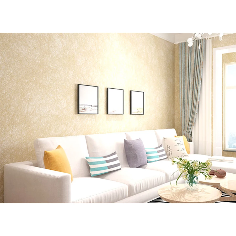 DIY Removable Self Adhesive Silk Wallpaper PVC Vinyl Waterproof Films