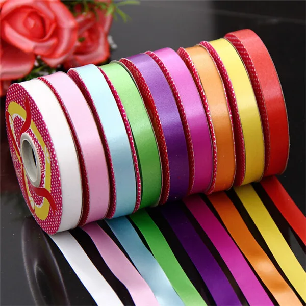 

Satin Ribbon New Elegant Colorful Wedding Party Craft Sewing Decorations 1 Roll Hair Accessories Cloth Tape DIY IC872518