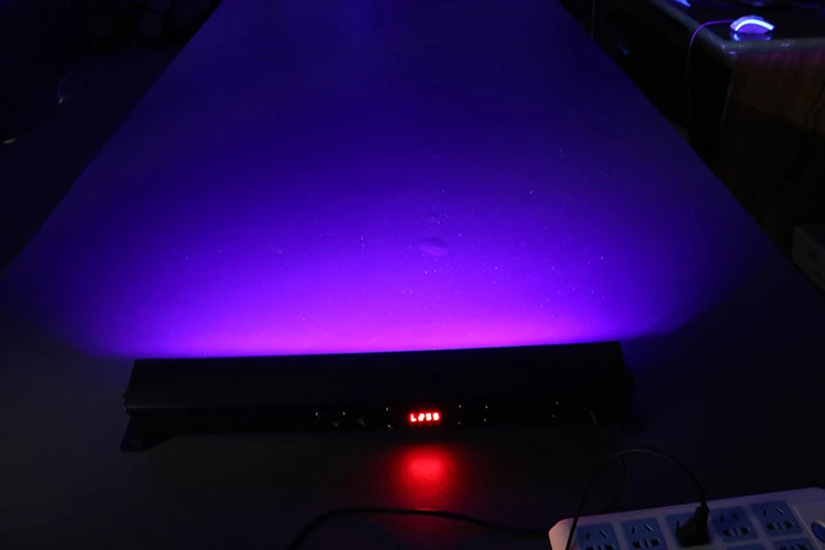UV dmx stage light LED violet dj laser light club disco wallwash lighting for Halloween party remote purple par light (13)