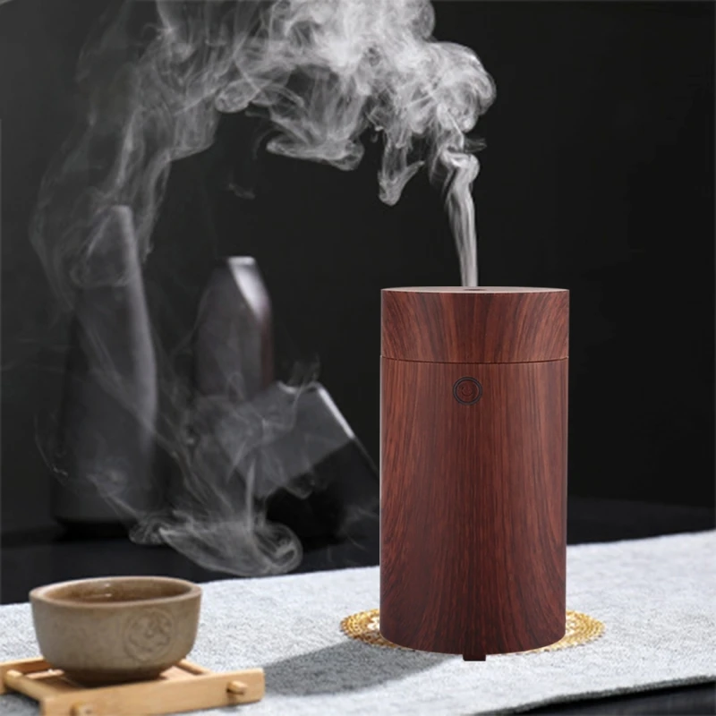 

KANEED U55 55ML Wood Grain Portable Aromatherapy Air Purifier Humidifier for Home / Office / Car