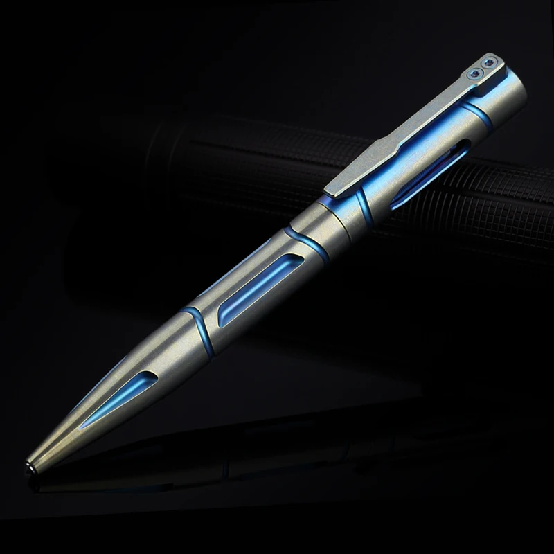 H1050 Outdoor TC4 Titanium tactical pen version of the defense pen writing pen tungst en steel