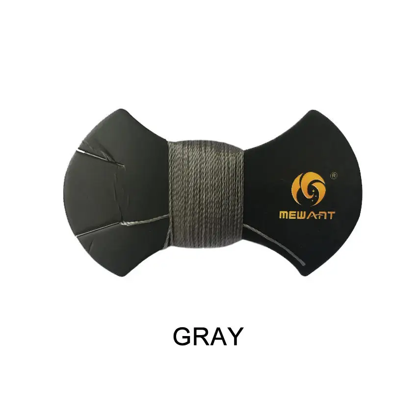 MEWANT черный натуральная кожа Обёрточная бумага чехол рулевого колеса автомобиля для Renault Clio 3 2005 2006 2007 2008 2009 2010 2011 2012 2013 - Название цвета: Gray Thread