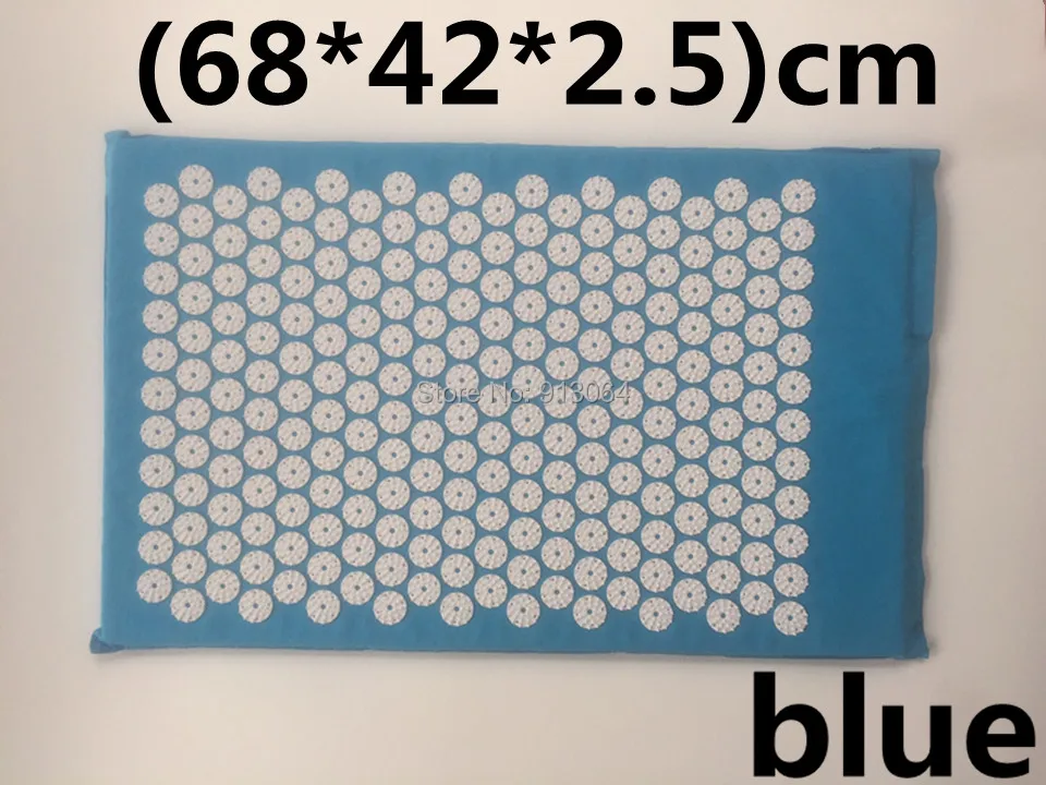 Массажер(приблизительно 68*42 см) подушка Шакти коврик Акупрессура облегчение боли в спине тела шип коврик Акупунктура массажный коврик