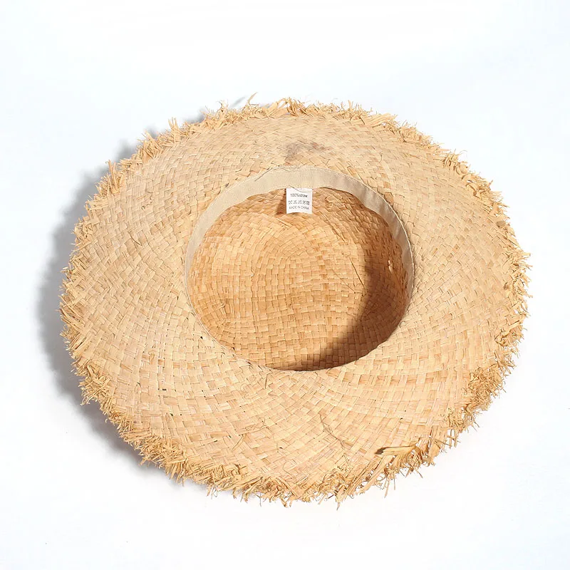 Детская соломенная шляпа из рафии для мальчиков и девочек детские шляпы от