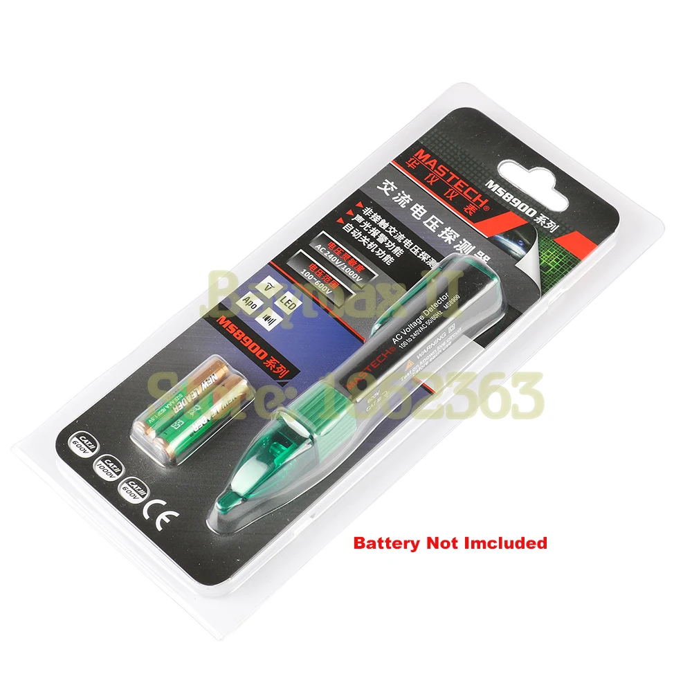 Mastech MS8900 Бесконтактный AC 100 ~ 240 В детектор напряжения NCV тестер зонд|voltage detector|mastech