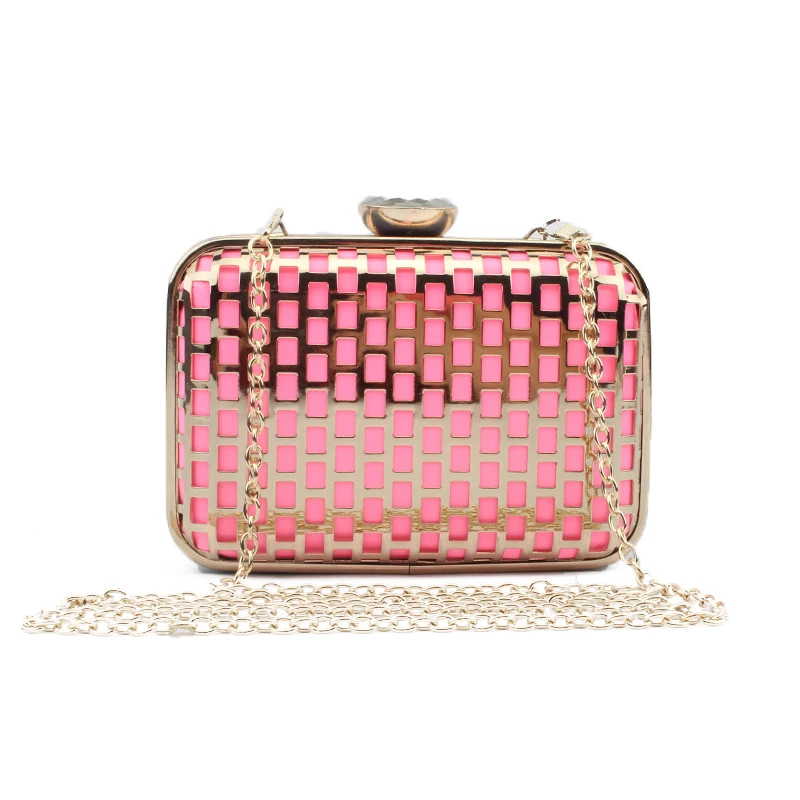 Luxury Hollow Out Crystal Clutch Evening font b Bags b font font b Handbags b font