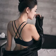 Летнее женское нижнее белье, перекрестная майка, мягкое эротичное женское нижнее белье, спортивное