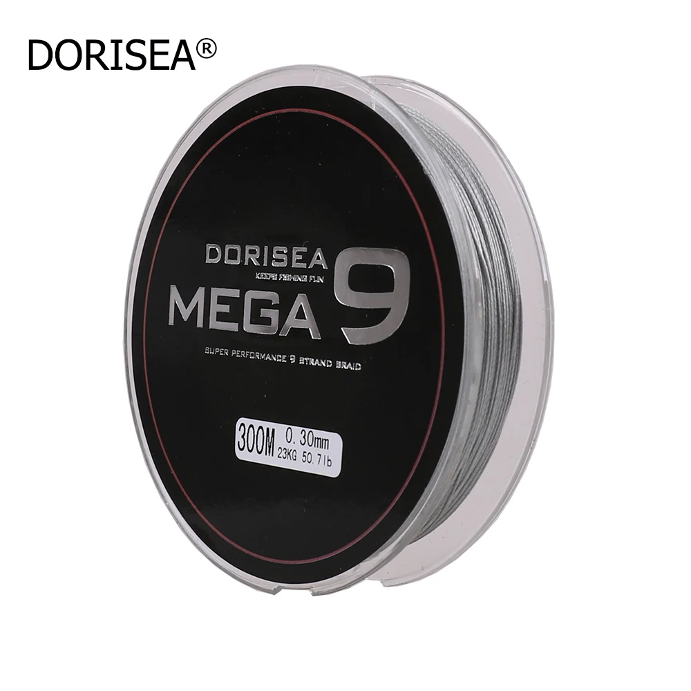 DORISEA Mega 9 нитей 300 м 330 ярдов плетение проволочной сетки линии Япония Материал супер PE lLine многонитевая рыболовная проволока