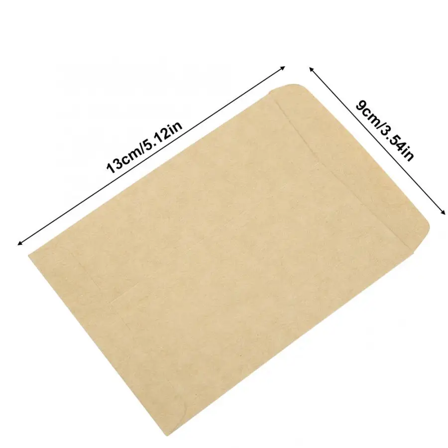 100pcs Kraft Paper Bags Corns Wheat Rice Seeds Packaging Powerful Bag Envelop Style Kraft Bags Kraft Paper Seed Protective