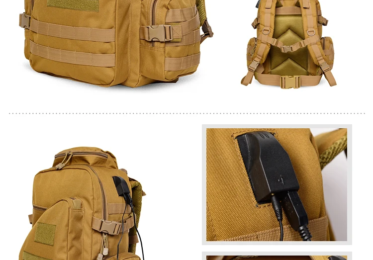 Capacity Outdoor Rechargeable backpack Camping Travel Bag Professional Hiking Backpack Rucksacks sports bag Climbing package (4)