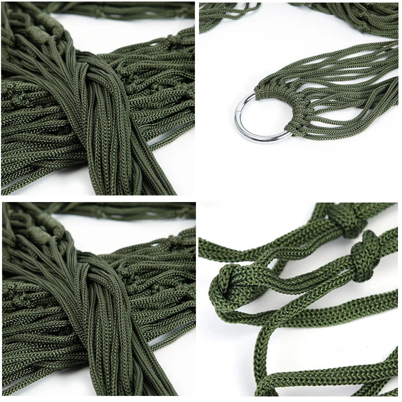 Portable Garden Nylon Hammock swing Hang Mesh Net Sleeping Bed Swing for Travel Camping Hammock Outdoor Furniture with gift Pill Portable Garden Nylon Hammock swing Hang Mesh Net Sleeping Bed Swing for Travel Camping Hammock Outdoor Furniture with gift Pill