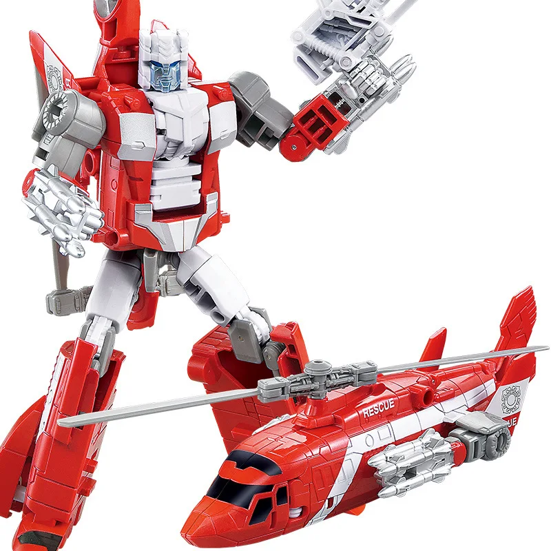 [New] Action figure Defensor Giant War 5In1 Combined Alloy Oversize PATRON SAINT Deformation TF Robot FigureToys