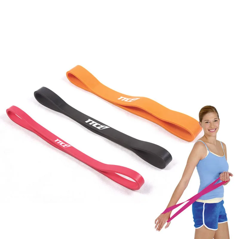 Rubber Body Building Elastic Fitness Resistance Bands Rubber Loops Home Gym Yoga Trainer