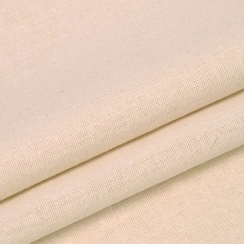 140 см в ширину белье чистых тонов ткань сплошной цвет зеленый розовый синий белый серый желтый черный одежда ткань домашнее ремесло ткань - Цвет: Unbleached