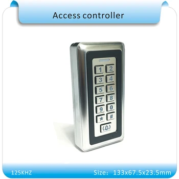 

Electronic rfid door access control system RFID Proximity Stainless Metal shell access controller Presented 10 crystal keyfobs