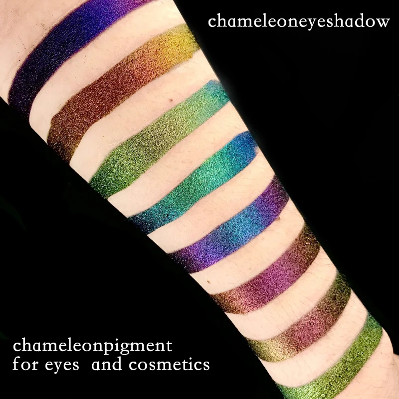 Atacado Grama Real Camaleão Pigmento Sombra Multi Chrome Pós Prismáticos Céu Nascido 1 1 Cheap Sombra de olho