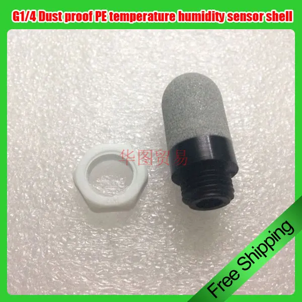 

10pcs G1/4 Dust proof PE temperature and humidity sensor shell SHT10 SHT15 SHT20 soil sensor protective cover