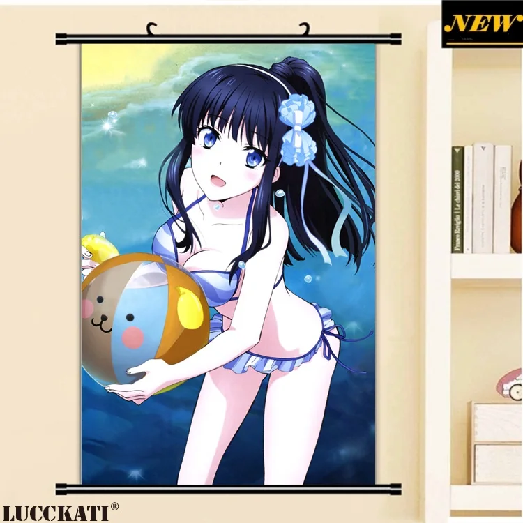 40X60 см Mahouka Koukou no Rettousei Сиба Миюки tatsuya cameltoe мультфильм аниме стены свиток картина