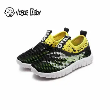

Boys Girls Running Spring kids Shoes Kids Sneakers For Mesh Breathable Children Sports Shoes Soft Rubber Sole School