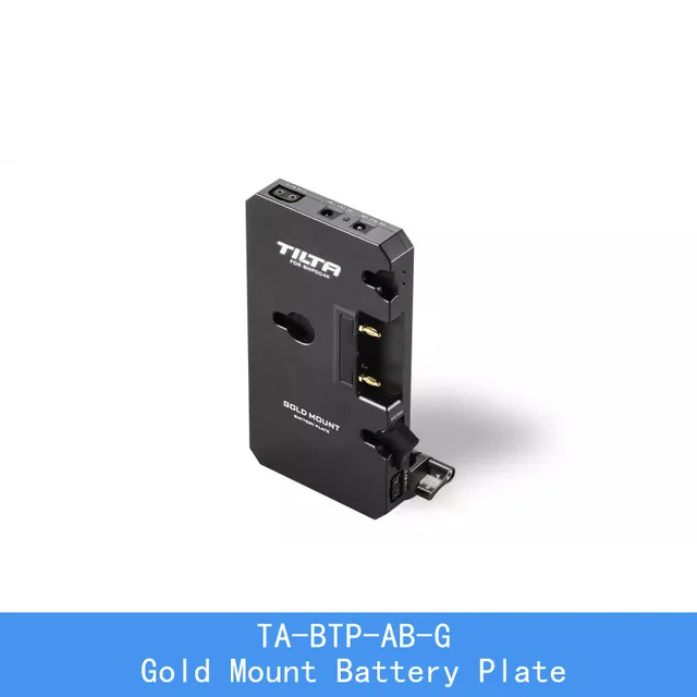 TILTA BMPCC 4K Camera Cage kit accessories V mount battery Baseplate Gold mount plate and F970 battery plate - Цвет: TA-BTP-AB-G