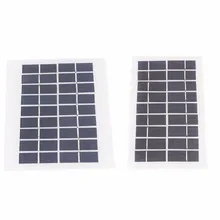HOT 2018 Universal Solar Cells 3 5W 9V Tempered Glass Polycrystalline DIY Solar Panel Charger Charging