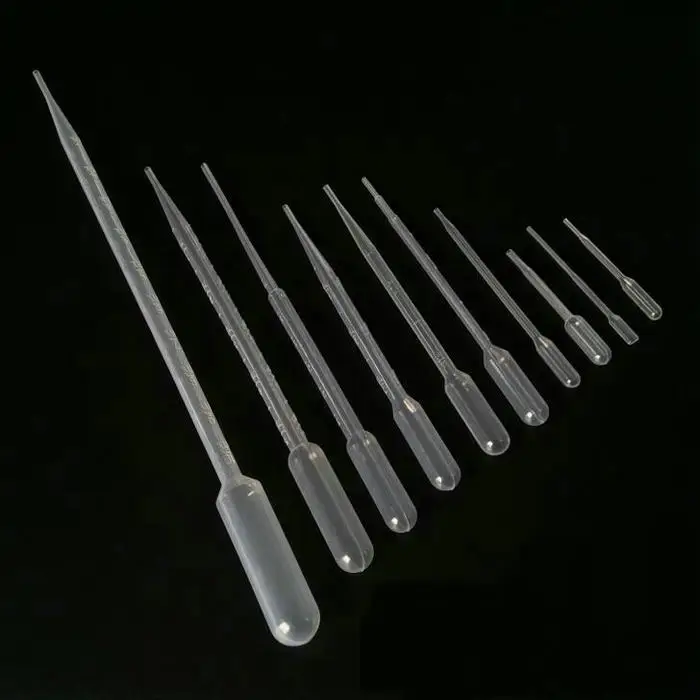 500pcs Plastic sterile Pasteur Pipet 0.5ml/1ml/3ml/5ml disposable