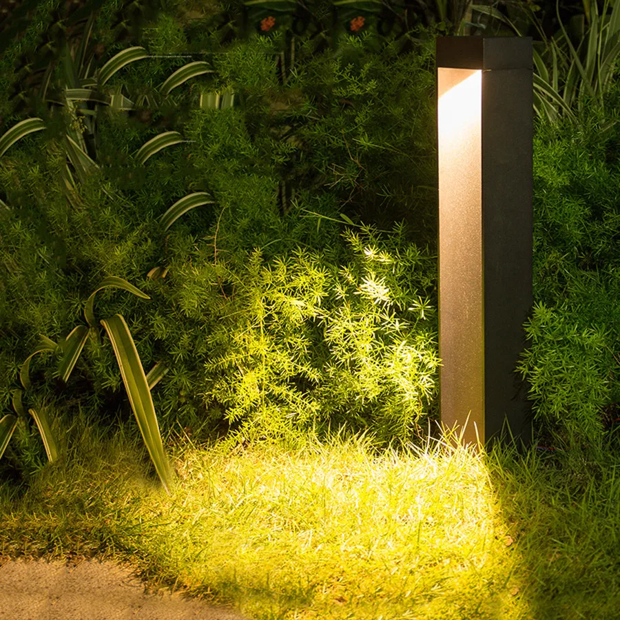 BEIAIDI уличный светодиодный ландшафтный светильник для лужайки, водонепроницаемый, для виллы, парка, для двора, для коридора, столб