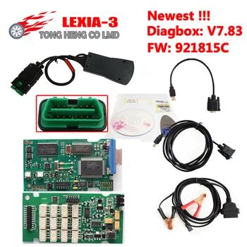 

V7.83 with 921815C Firmware Lexia3 PP2000 V48/V25 Lexia 3 With Diagbox 7.83 for C-itroen for P-eugeot with Clip Cable
