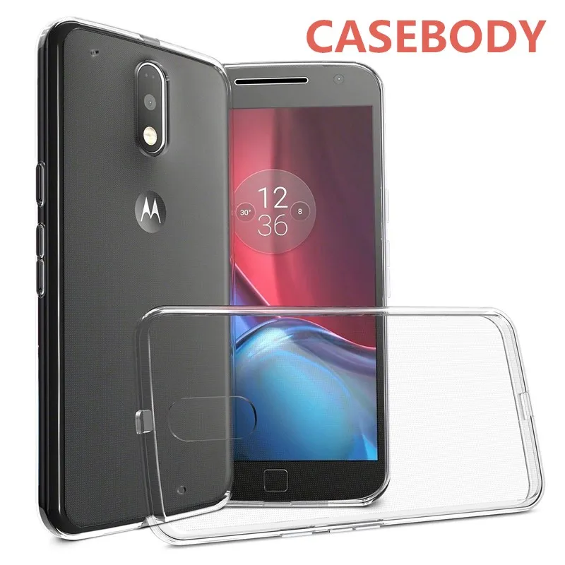 For Motorola G4 Phone Cases Clear Transparent Soft Gel TPU Silicone