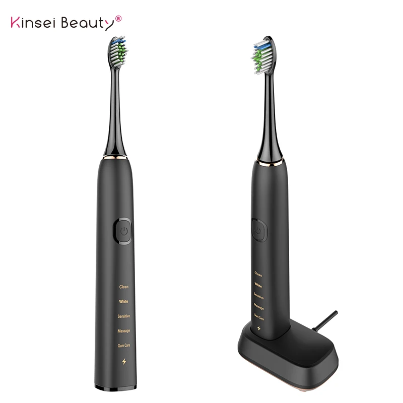 

Waterproof Sonic Electric Toothbrush 5 Modes Power Sonic Vibrating Toothbrush Portable Rechargeable Wireless Sonic Tooth Brush