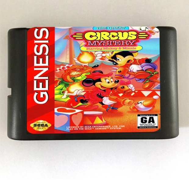 

Circus Mystery - 16 bit MD Games Cartridge For MegaDrive Genesis console