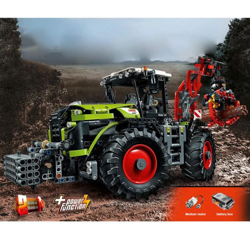 

New 20009 1977 pcs technic series Tractor Model Building Blocks Toy Compatible Bricks 42054 brinquedos juguetes