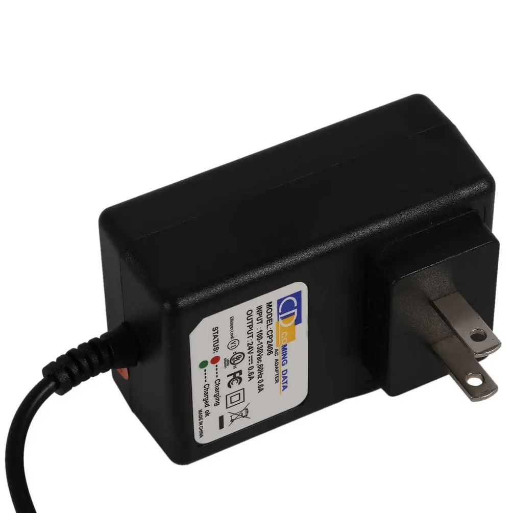611 24V 0.6A 3-Prong Battery Charger For Razor Scooter Bike E100 E125 E500S PR200 Durable Black Color 611 24V 0.6A 3-Prong Battery Charger For Razor Scooter Bike E100 E125 E500S PR200 Durable Black Color