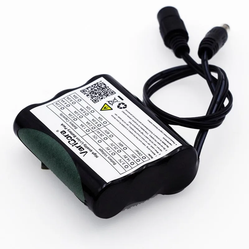 VariCore 12 v 2600 mAh 18650 литий ионный аккумулятор Перезаряжаемые аккумуляторная батарея