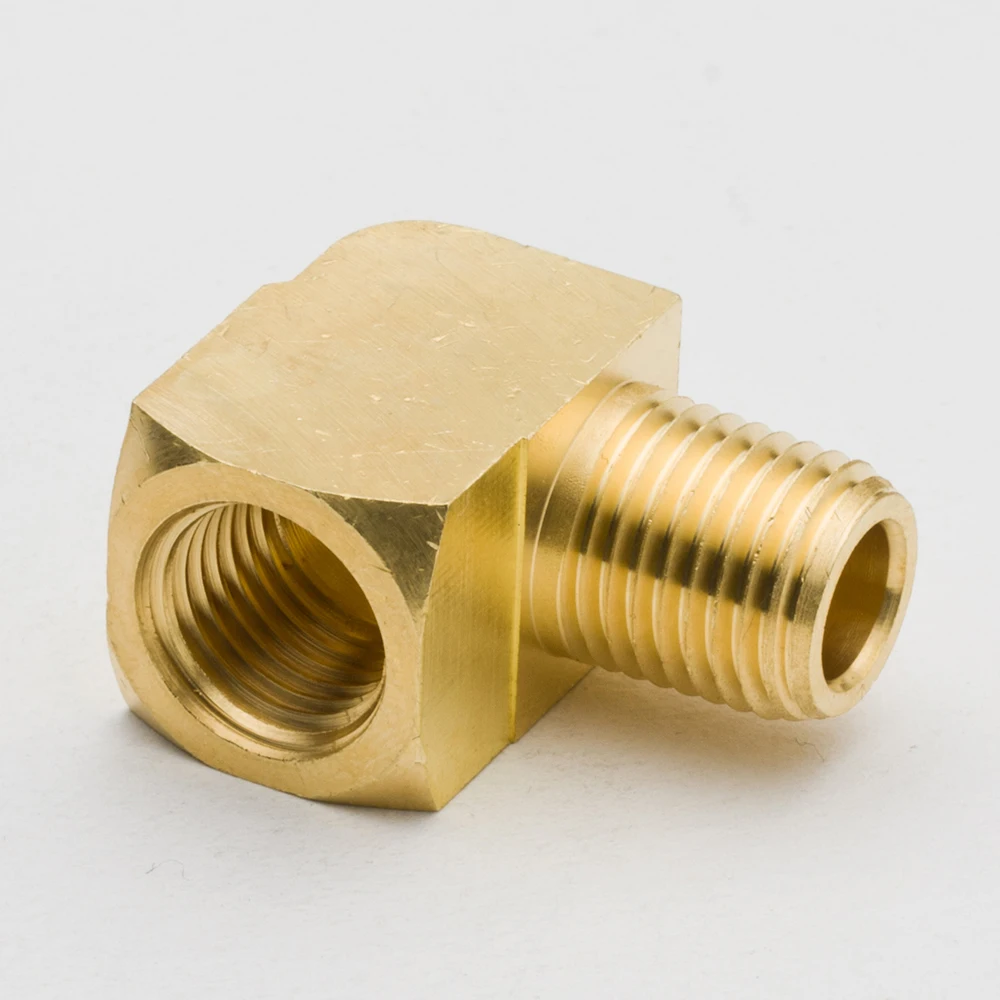 20PCS Brass Pipe Fitting Barstock 90 Degree Street Elbow Adapter 1/8
