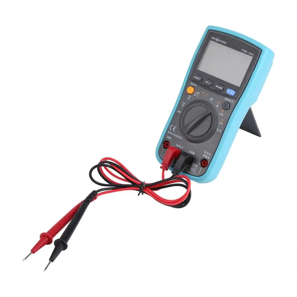 RICHMERERS RM17B+ Portable Multimeter Voltmeter AC DC Voltage Current Capacitance Voltmeter