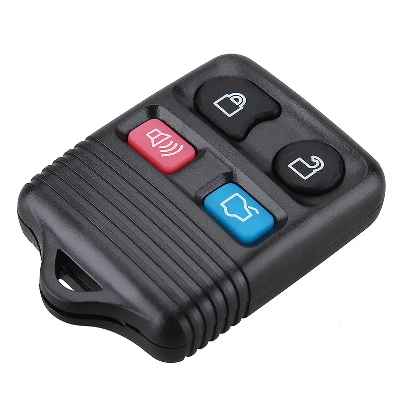 

4 Button Remote Key Fob Case Shell Pad Replacement for Ford Mustang Escape Thunderbird Taurus Focus Lincoln LS Mercury Tracer...
