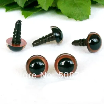

fress ship!!!9mm Brown Safety Eyes / Plastic Eyes /toy eyes 50pairs