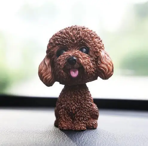 

Car Ornaments Teddy Dog Nodding Puppy Toys Car Dashboard Decor Toy Lovely Wobble Shaking Head Dolls Auto interior Accessory