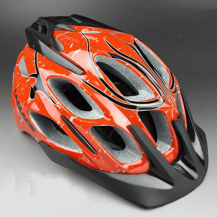 MTB AM шлем велосипедный внедорожный/Горный гоночный шлем велосипедный EPU интегрально-Формованный шлем 52~ 60 см LAPLACE Q3 290 г 20 отверстий - Цвет: red