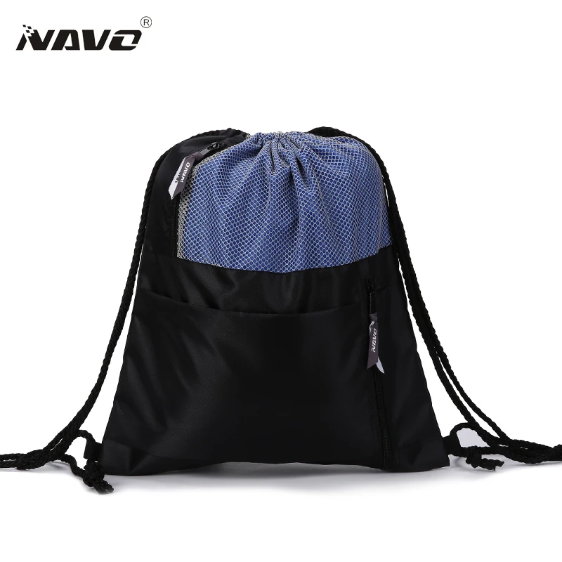 

NAVO Fashion Drawstring Backpack Shoe Bag Multi Room 100% Polyester Draw string Bag For Travel Patchwork String Bagpack DS-PJ16