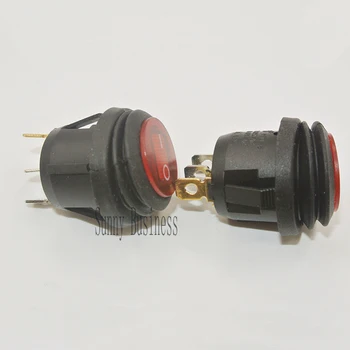 

10Pcs AC 6A 250V 10A 125V On Off Waterproof Auto Rocker Switch SPST