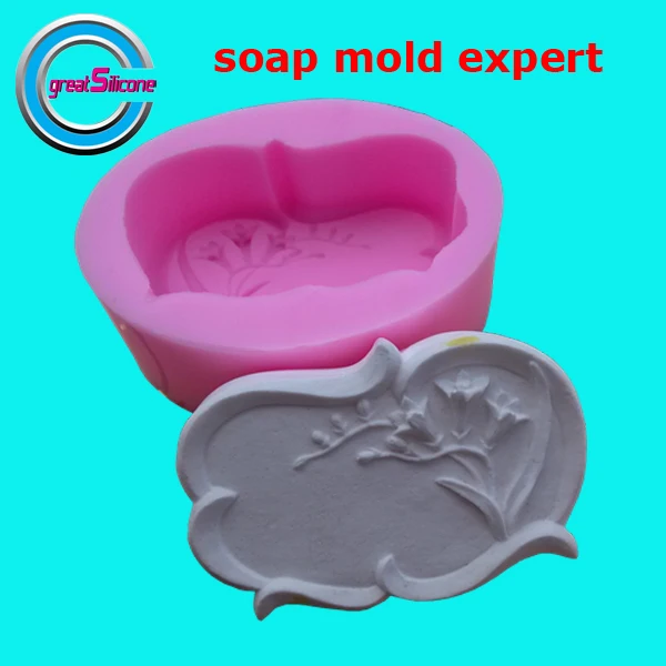 Greatmold Orchid Flower Soap Mould Mold Ecofriendly Silicone Mould