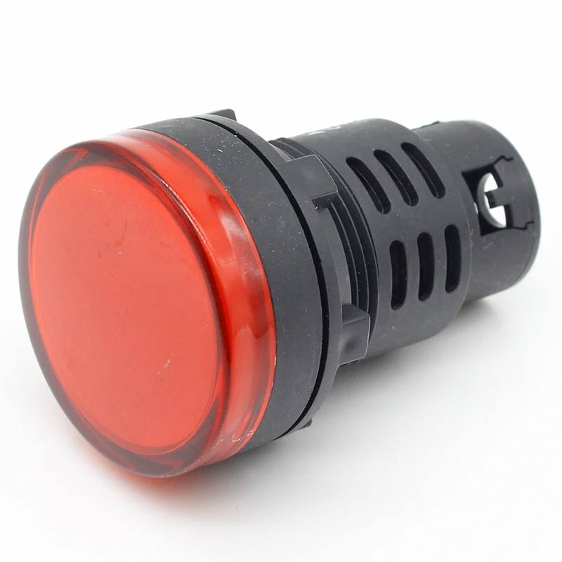 Segnale Indicatore Luce AC/DC 12V 6mm Lampada Pannello Montaggio Rosso - Foto 7