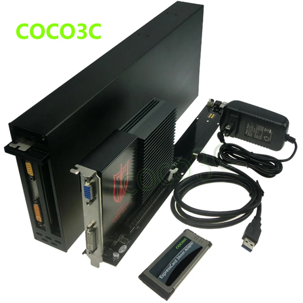 Ноутбук ExpressCard 34 до 2 pci-e 16x Слоты адаптер Riser Card Express 54 подключения PCI звук Network Graphics